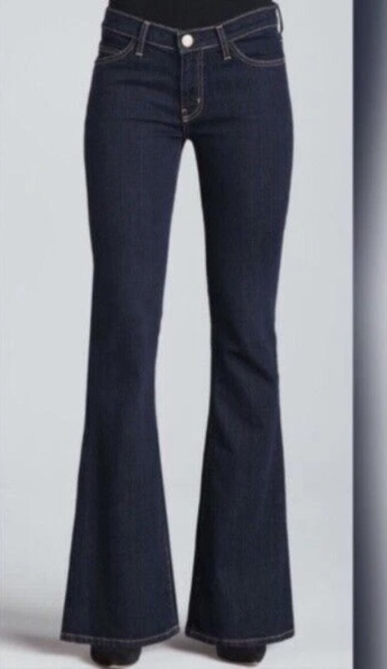 Current Elliot The Low Bell Rise 1970s Low Rise Bell Jeans Size 30